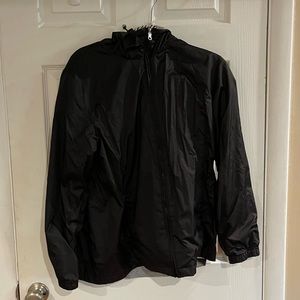 Black Rain Coat / Wind Breaker